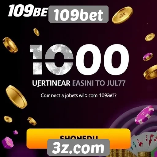 Promoções e bônus disponíveis no 109bet